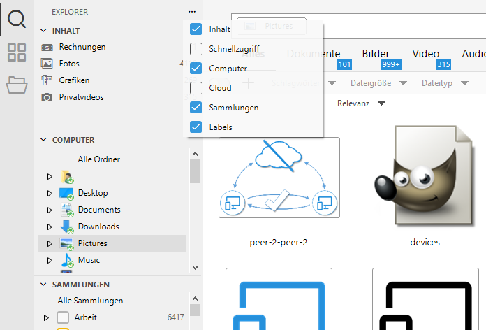 memo Explorer View